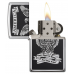 ISQUEIRO ZIPPO BLACK AND WHITE AMERICANA